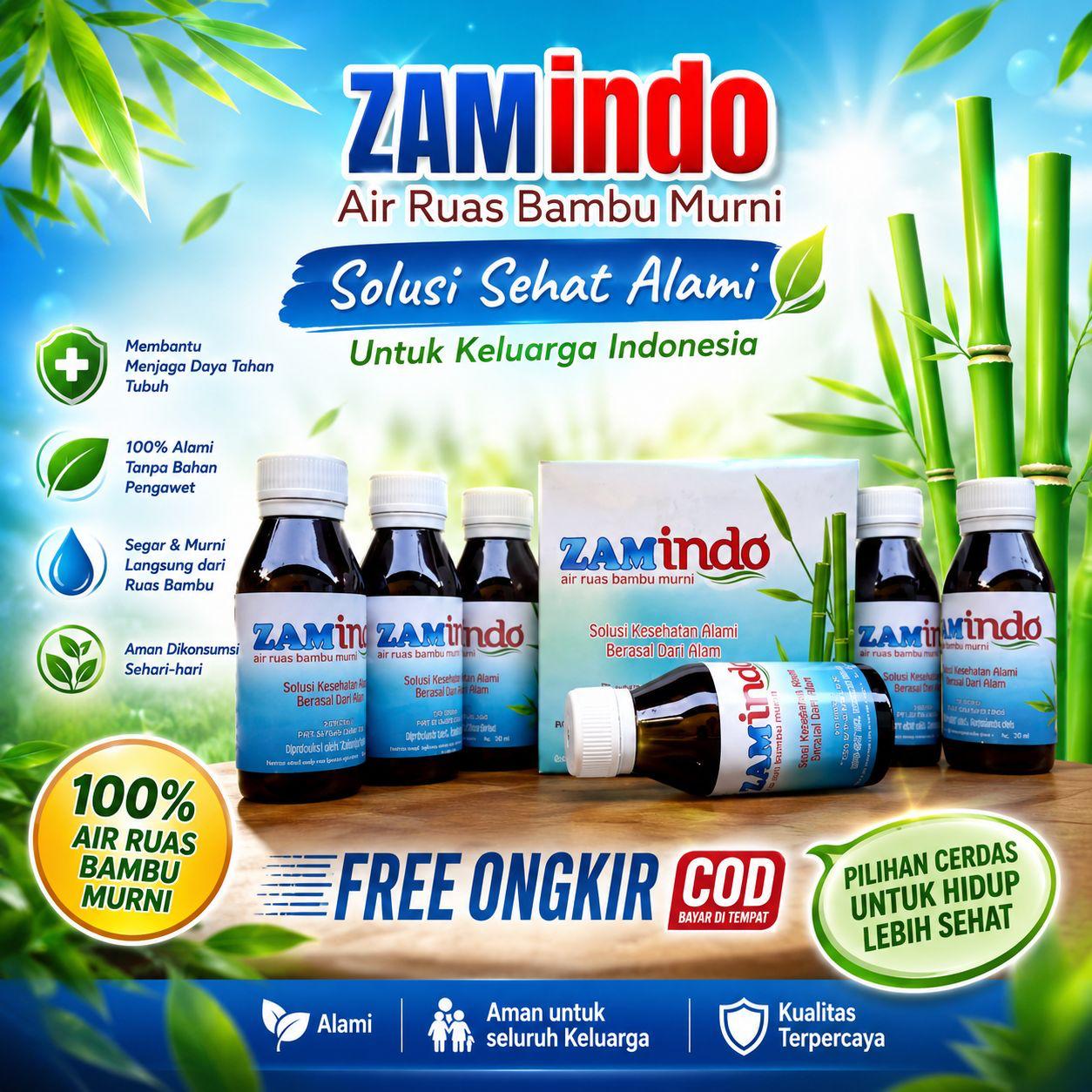 Zamindo Air Ruas Bambu Murni
